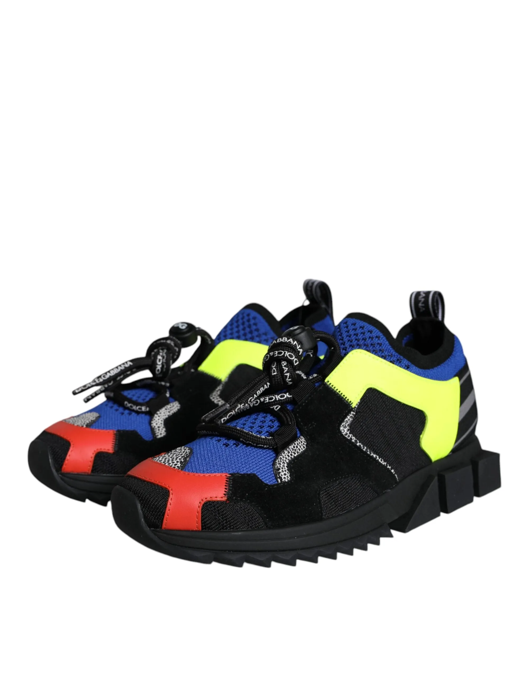 Dolce & Gabbana Multicolor Mesh Sorrento Trekking Sneakers Sko
