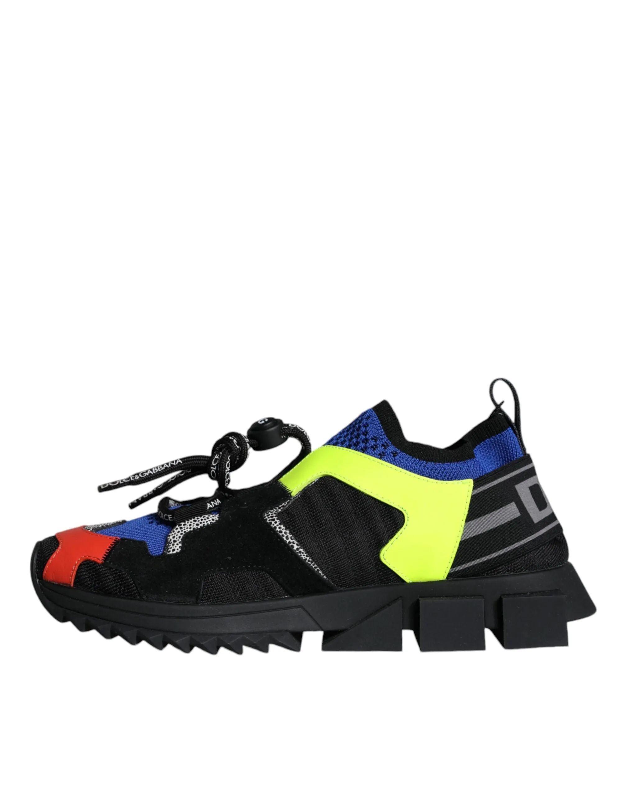 Dolce & Gabbana Multicolor Mesh Sorrento Trekking Sneakers Sko