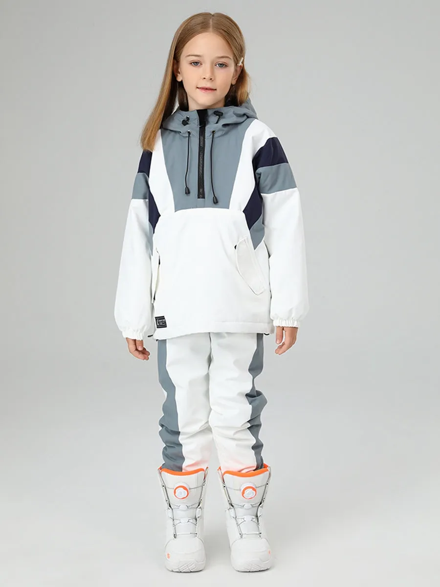 Girls Insulated Stripe Snow Suit