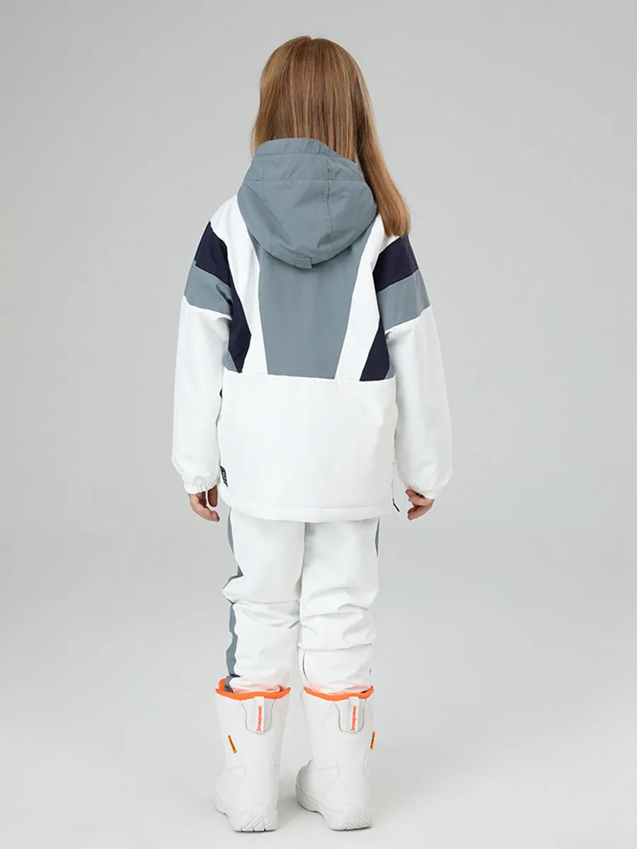 Girls Insulated Stripe Snow Suit