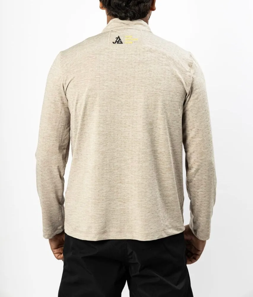 JAG Summit Seeker Series Full Sleeves Tshirt | UPF 50  Protection | Hiking Tshirt | Trekking Tshirt | Beige