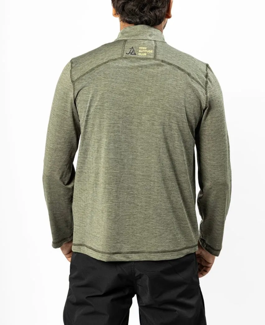JAG Summit Seeker Series Full Sleeves Tshirt | UPF 50  Protection | Hiking Tshirt | Trekking Tshirt | Deep Olive