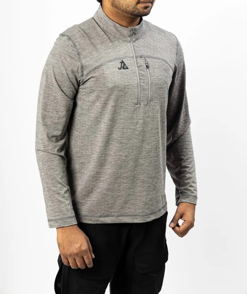 JAG Summit Seeker Series Full Sleeves Tshirt | UPF 50  Protection | Hiking Tshirt | Trekking Tshirt | Grey