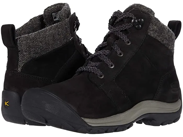 Keen Women's Kaci II Winter Mid Waterproof Boots- Black/ Steel Grey