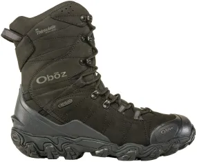 Oboz Men's Bridger 10" Insulated Waterproof Hiking Boots- Midnight Black