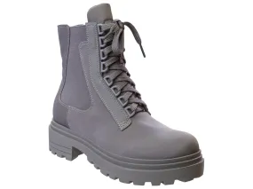 OTBT: COMMANDER in GREY Combat Boots
