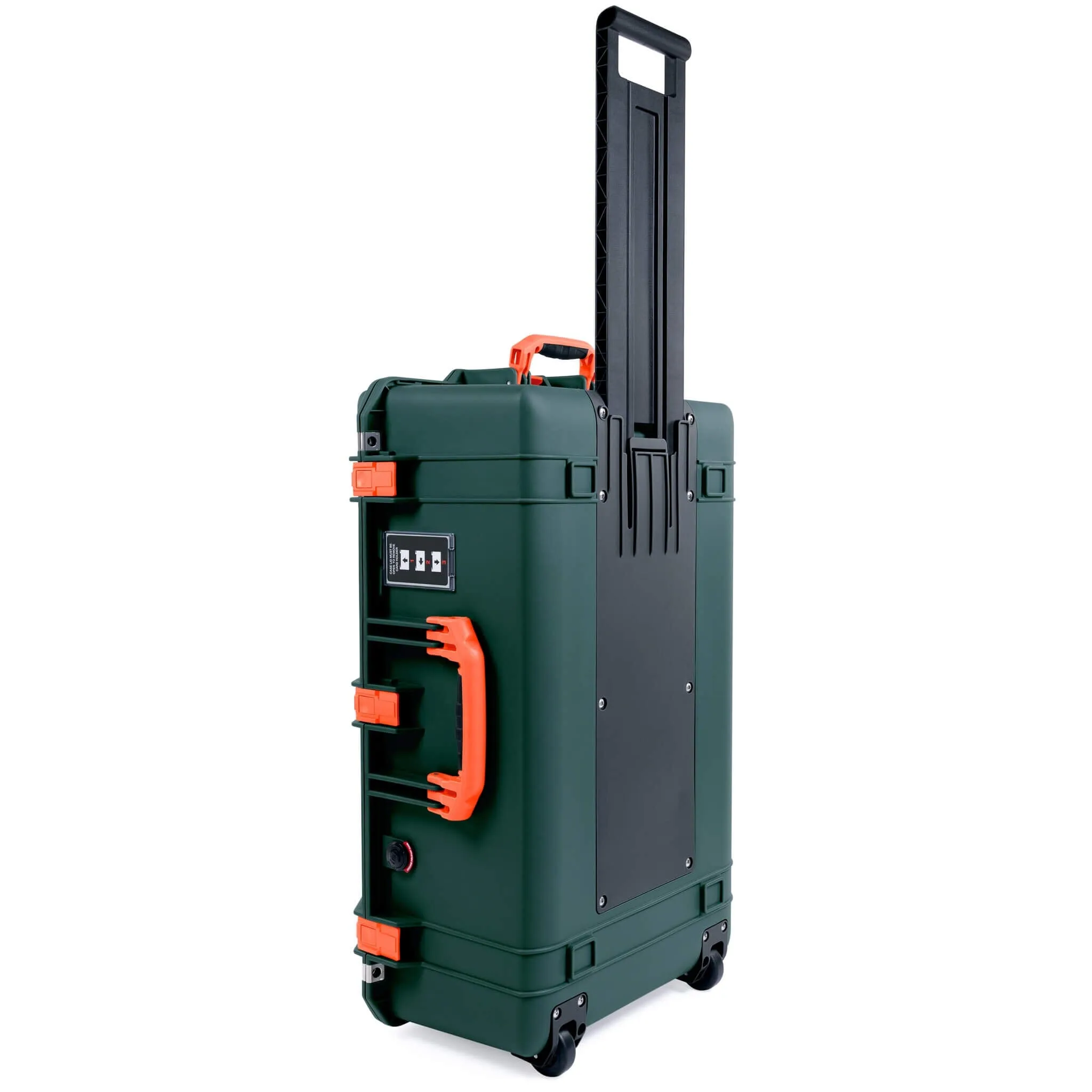 Pelican 1595 Air Case, Trekking Green with Orange Handles & Latches
