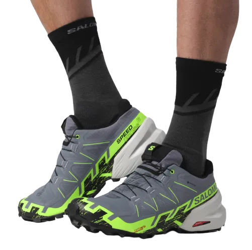 Salomon Mens Speedcross 6 GTX Flint Stone