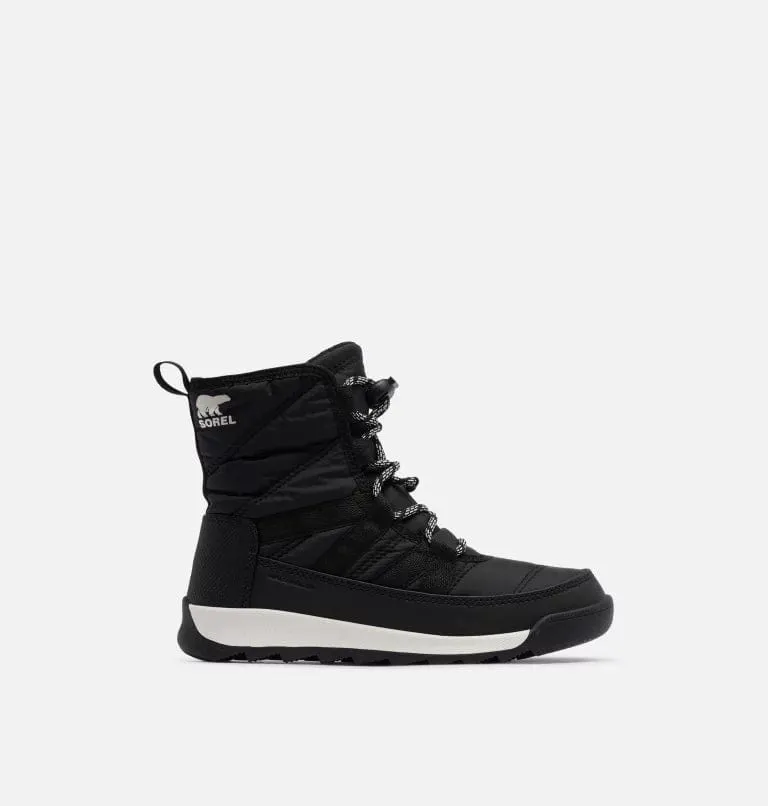 Sorel Kids Whitney ll Short Lace Waterproof Boots- Black
