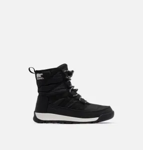 Sorel Kids Whitney ll Short Lace Waterproof Boots- Black